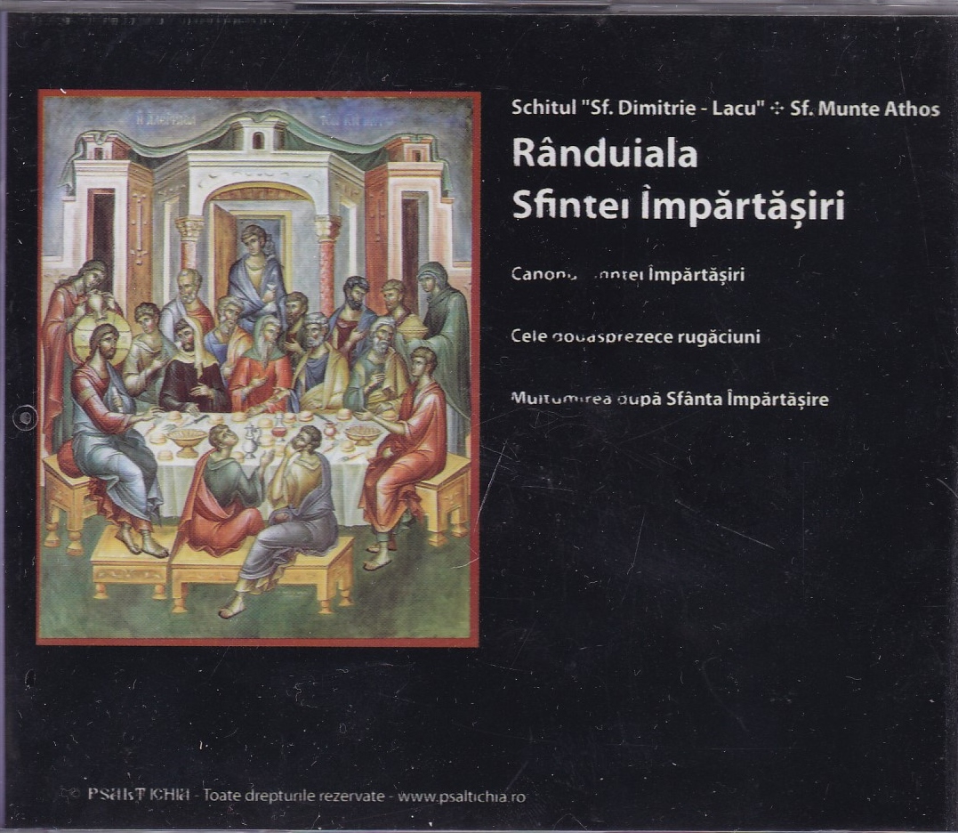 CD - Rânduiala Sfintei Împărtășiri